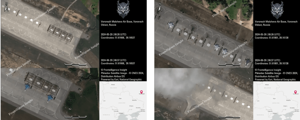 Опустевшая авиабаза в Воронеже / фото FRONTELLIGENCE INSIGHT Опустевшая авиабаза в Воронеже / фото FRONTELLIGENCE INSIGHT
