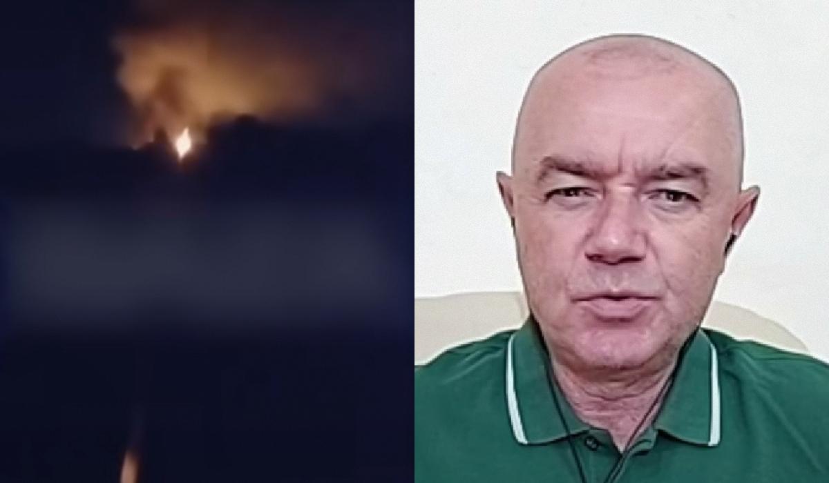 За словами Світана, ефект від атак на кшталт нещодавнього удару безпілотниками по нафтобазі в російському Курську є "накопичувальним" / Колаж УНІАН, скріншоти За словами Світана, ефект від атак на кшталт нещодавнього удару безпілотниками по нафтобазі в російському Курську є "накопичувальним" / Колаж УНІАН, скріншоти
