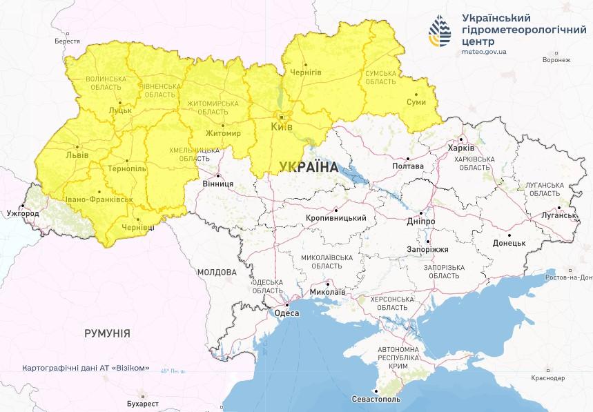 В ряде областей Украины 29 июля будет ветрено / фото Укргидрометцентр В ряде областей Украины 29 июля будет ветрено / фото Укргидрометцентр