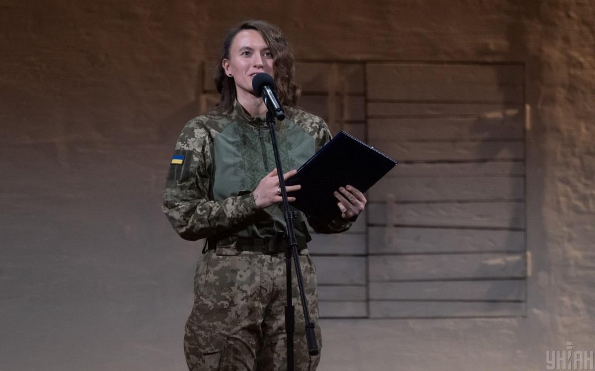 Чорногуз розповіла, як жінкам краще бути в армії / фото УНІАН Чорногуз розповіла, як жінкам краще бути в армії / фото УНІАН