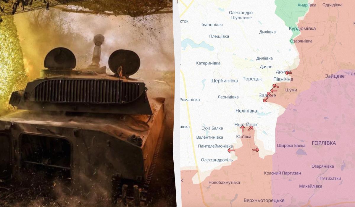 Військовий Станіслав Краснов розповів про важкі бої на Торецькому напрямку / колаж УНІАН, фото 24 ОМБр ім. короля Данила, DeepState Військовий Станіслав Краснов розповів про важкі бої на Торецькому напрямку / колаж УНІАН, фото 24 ОМБр ім. короля Данила, DeepState