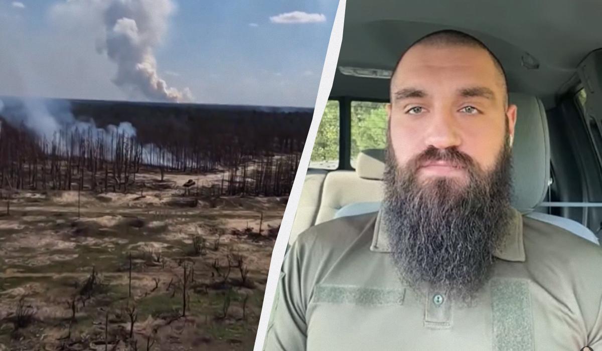 Комбат морпіхів Артем Христін розповів про битву в Кринках / колаж УНІАН, кадри з відео Комбат морпіхів Артем Христін розповів про битву в Кринках / колаж УНІАН, кадри з відео