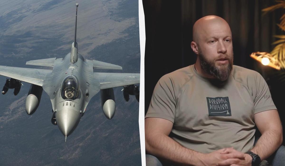 Жорин прокомментировал информацию о прибытии первых F-16 в Украину / коллаж УНИАН, фото US Air Force, кадр из видео