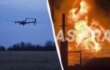 В Краснодарском крае РФ после атаки дронов пылают две нефтебазы (видео)