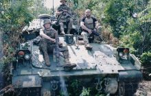 Оккупанты "засветились" с ящиками с боеприпасами и в последний раз "отсалютовали" (видео)