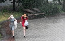 Сегодня в Киеве будет ливень, но от жары он не спасет