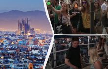 Туристам в Барселоне протестующие против массового туризма устроили холодный душ