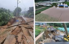 В Южной Корее прошёл самый сильный за последние 200 лет ливень (фото)
