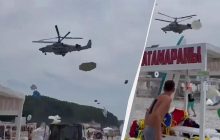 Сеть рассмешило видео российского Ка-52 над пляжем: эксперт указал на важный нюанс
