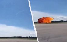 В Польше во время подготовки к авиашоу разбился самолет, пилот погиб (видео)