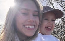 "Дякую, що обрав мене": блогерка Даша Квіткова зворушливо привітала сина з 3-річчям (фото)