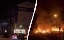 У Курській області після атаки БПЛА палає завод (фото, відео)