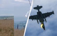 На Донбассе сбит российский Су-25: первые подробности (видео)