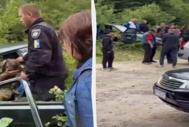 На Прикарпатье произошел конфликт между местными и сотрудниками ТЦК (видео)