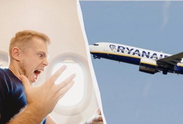 Ryanair хочет засудить на 15 тысяч евро буйного пассажира, сорвавшего рейс