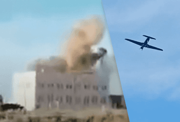 Дроны атаковали ракетный полигон в Астраханской области (видео)