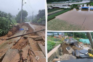 У Південній Кореї пройшла найсильніша за останні 200 років злива (фото)