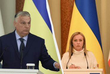 Не бачу стратегії та наслідків: Мелоні прокоментувала мирні зустрічі Орбана
