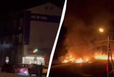 В Курской области после атаки БПЛА пылает завод (фото, видео)