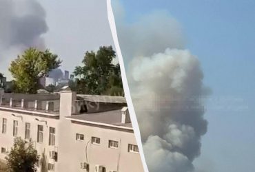 В Луганске прогремела серия взрывов: на месте вспыхнул пожар, - СМИ