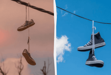 Хто і навіщо закидає кросівки на дроти: розкрито таємницю шуфіті