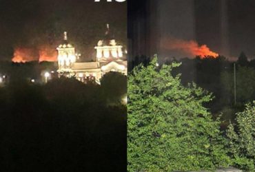 Росію атакували дрони: з'явилося відео пожежі у Ростовській області