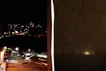 У Курську після вибухів почалася пожежа (відео)