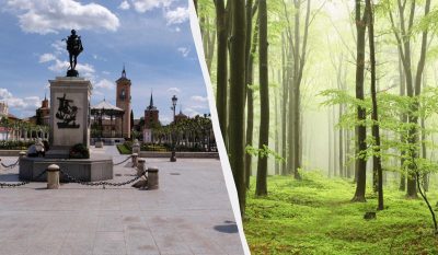Испанский город Алькала-де-Энарес страдает из-за нехватки зелени / коллаж УНИАН, фото ua.depositphotos.com Испанский город Алькала-де-Энарес страдает из-за нехватки зелени / коллаж УНИАН, фото ua.depositphotos.com