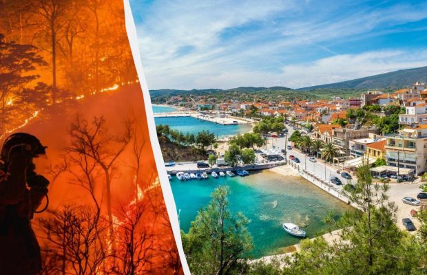 Нова біда: популярний туристичний острів у Греції охопили лісові пожежі після ударів блискавок