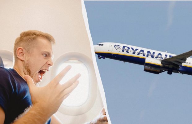 Ryanair хоче засудити на 15 тисяч євро буйного пасажира, який зірвав рейс