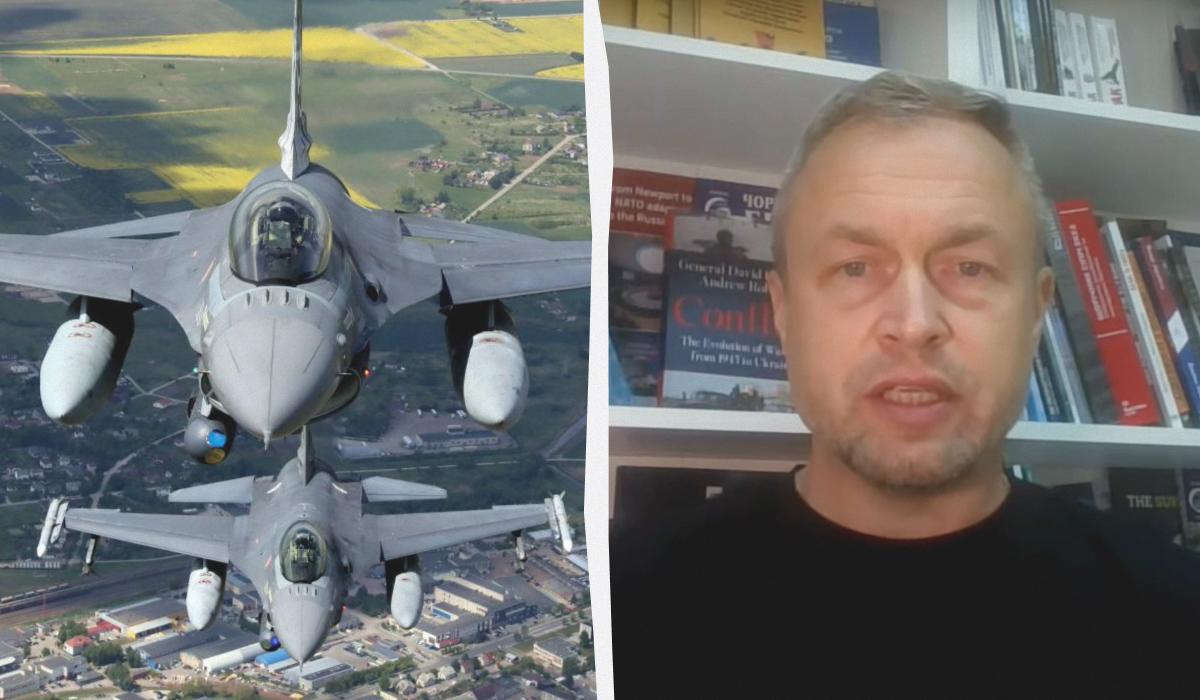 Самусь прокоментував поставки перших винищувачів F-16 в Україну / колаж УНІАН, фото Getty Images, кадр з відео Самусь прокоментував поставки перших винищувачів F-16 в Україну / колаж УНІАН, фото Getty Images, кадр з відео