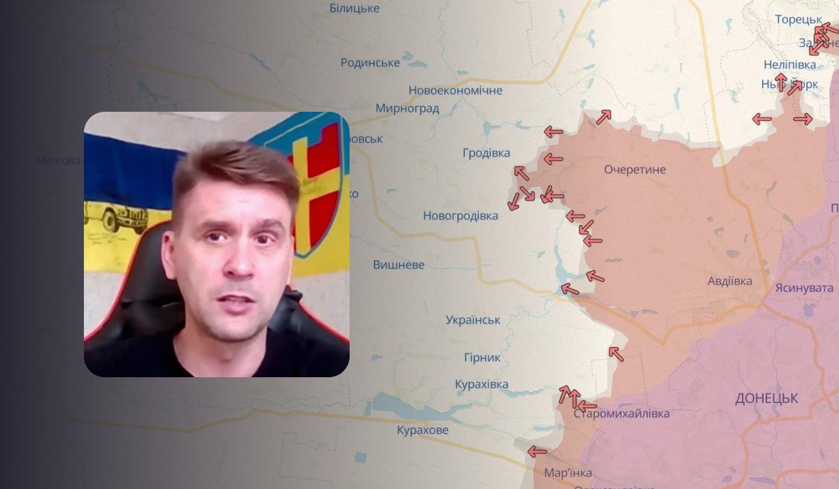 Коваленко сказал, что может помешать продивжению оккупантов на Покровск / коллаж УНИАН, фото DeepState, кадр из видео Коваленко сказал, что может помешать продивжению оккупантов на Покровск / коллаж УНИАН, фото DeepState, кадр из видео