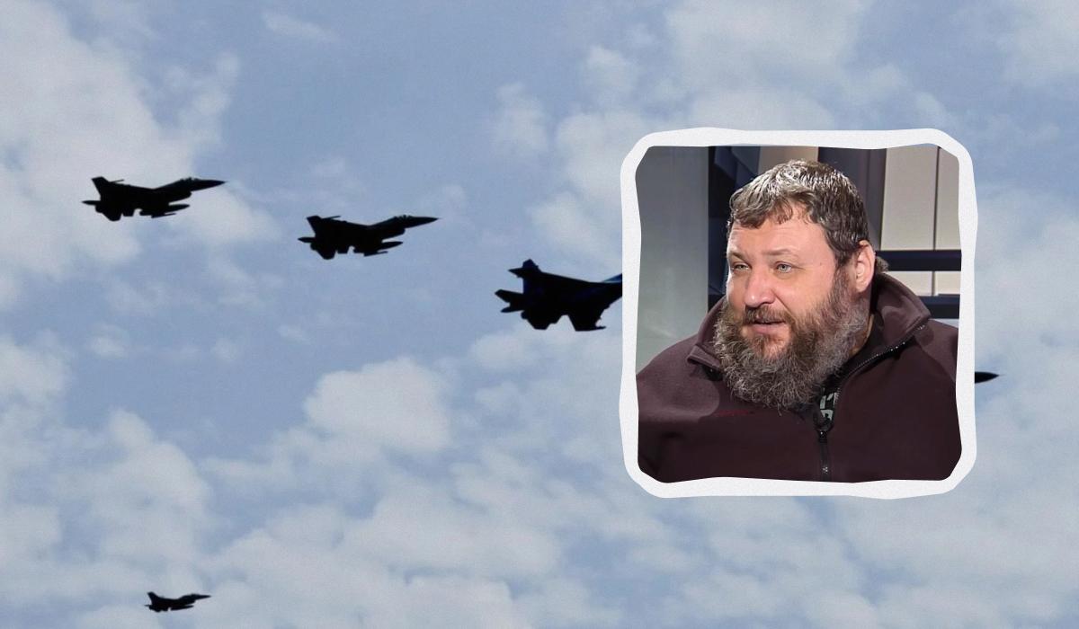 Эксперт отметил, что F-16 могут помочь в решении проблемы российских КАБов / коллаж УНИАН, скриншот Эксперт отметил, что F-16 могут помочь в решении проблемы российских КАБов / коллаж УНИАН, скриншот