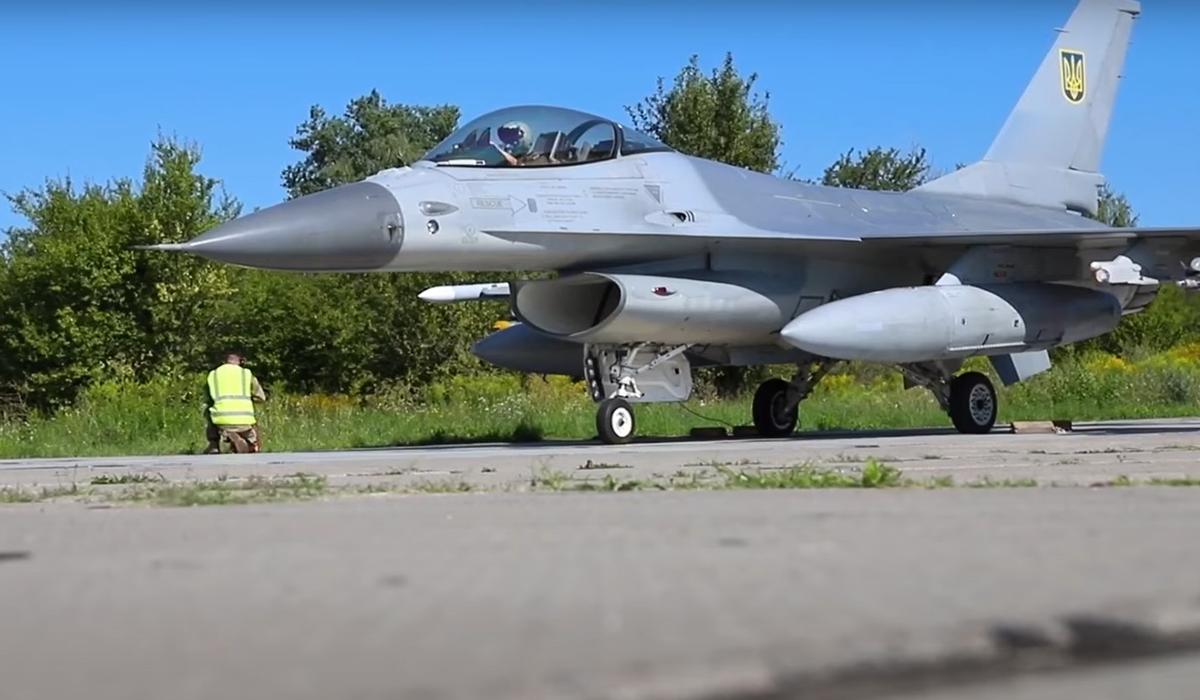 F-16 уже в Украине / скриншот из видео