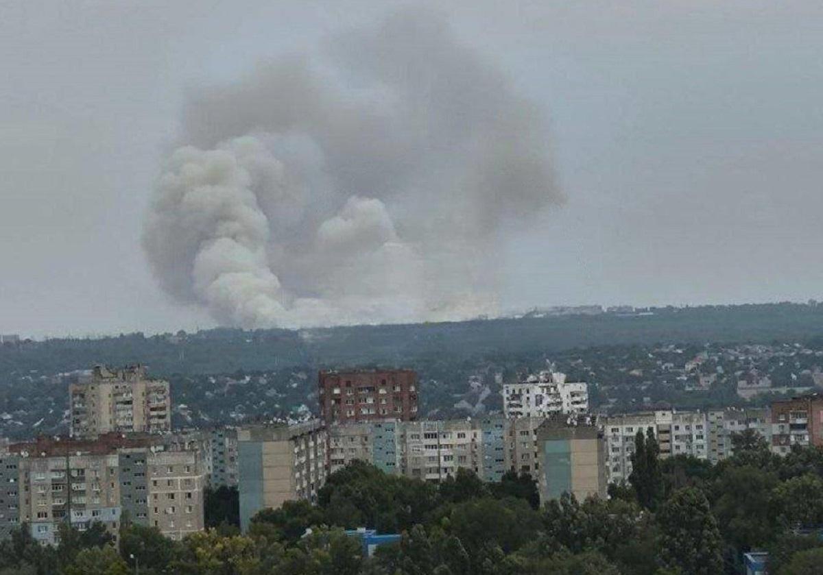 В Луганске произошли прилеты / фото Телеграм-канал Денис Казанский В Луганске произошли прилеты / фото Телеграм-канал Денис Казанский