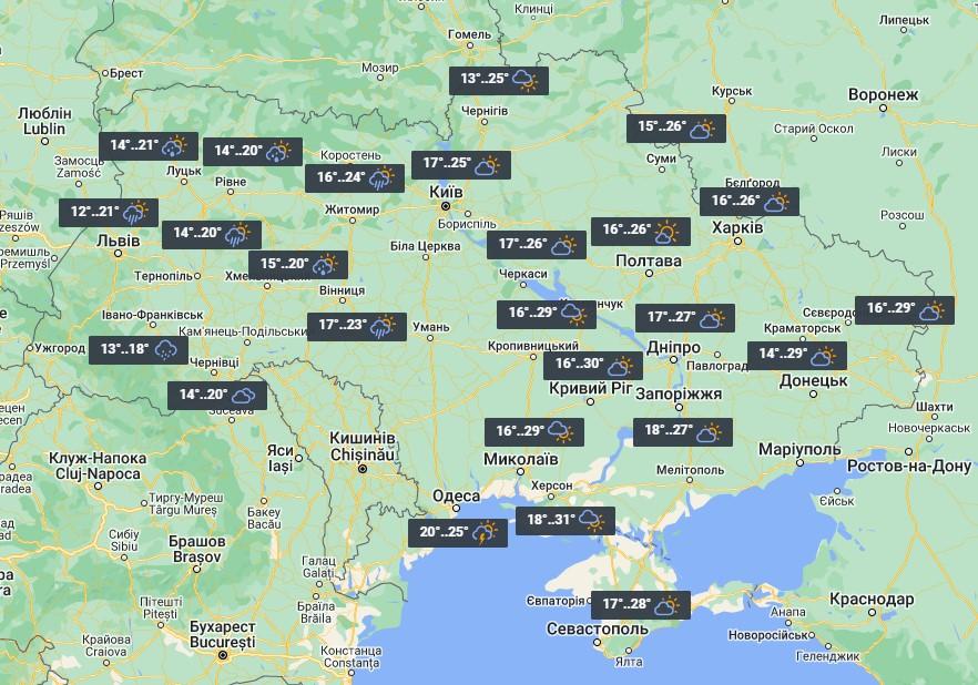 6 серпня в Україні будуть температурні контрасти / фото УНІАН 6 серпня в Україні будуть температурні контрасти / фото УНІАН