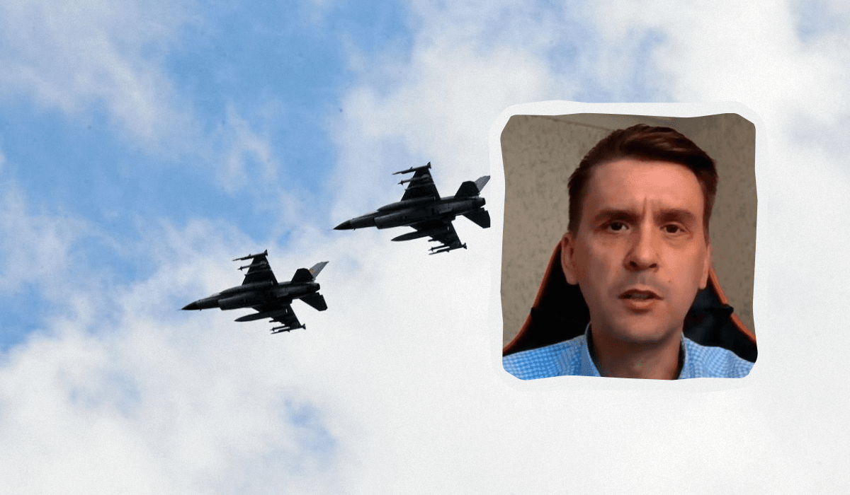F-16 способны бороться против российских дальнобойных ударных дронов "Shahed-136"/ коллаж УНИАН, скриншот F-16 способны бороться против российских дальнобойных ударных дронов "Shahed-136"/ коллаж УНИАН, скриншот