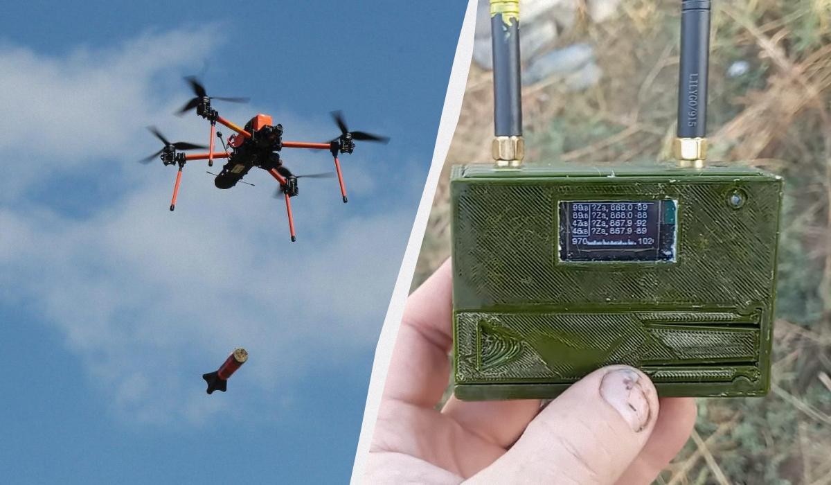 Există un gadget special pentru detectarea dronelor, de exemplu, „Candy” / colaj UNIAN, fotografie UNIAN, cadru video