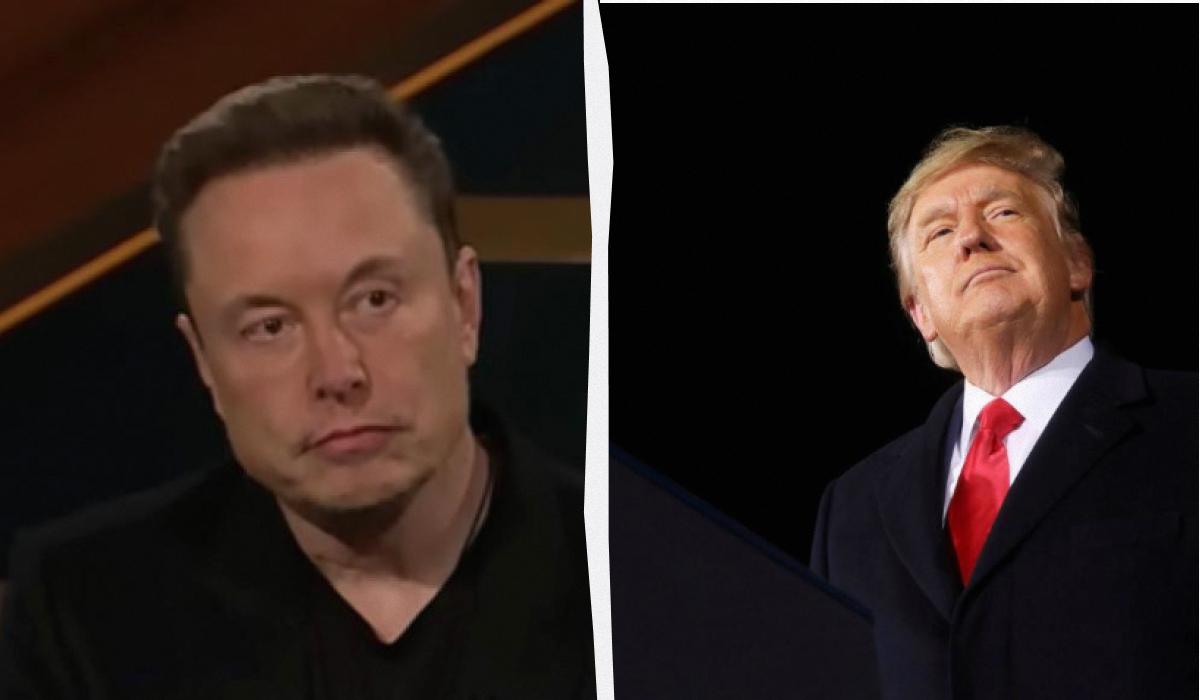 Водночас Трамп зазначив, що Маск є "чудовим економістом" / колаж УНІАН, скриншот, фото Reuters Водночас Трамп зазначив, що Маск є "чудовим економістом" / колаж УНІАН, скриншот, фото Reuters
