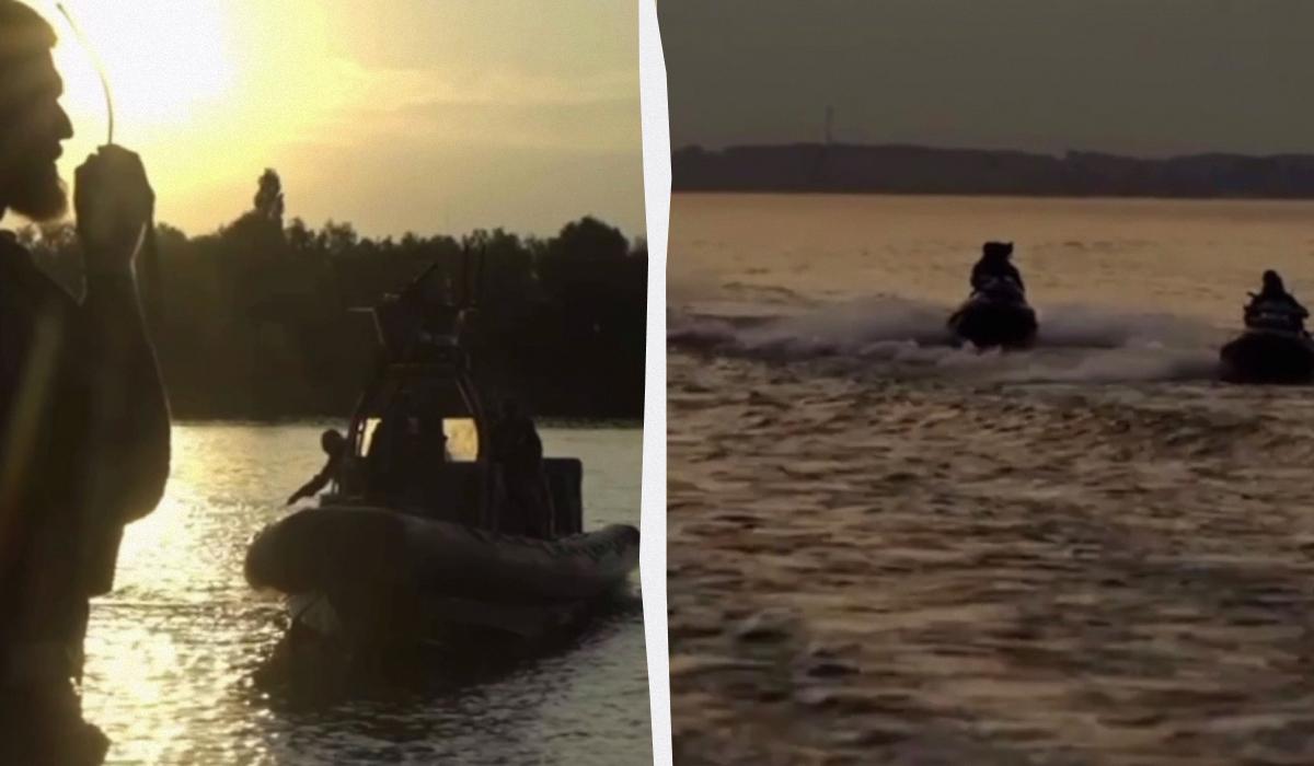 Українські військові провели вдалу спецоперацію у Чорному морі / колаж УНІАН, скріношоти з відео