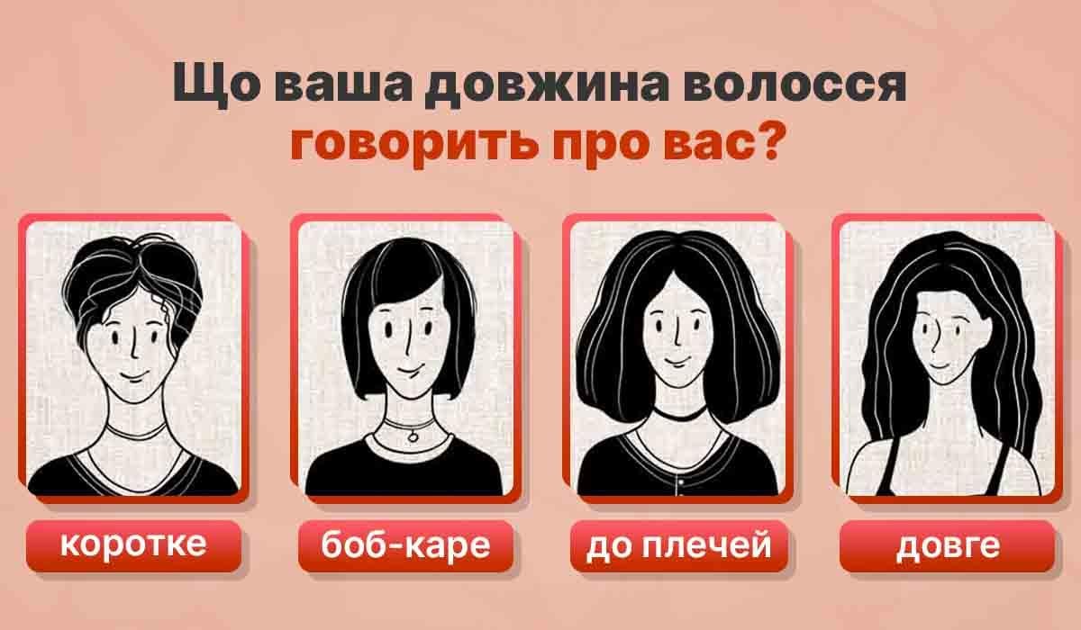 Выберите свою длину волос - тест на личность / коллаж УНИАН Выберите свою длину волос - тест на личность / коллаж УНИАН