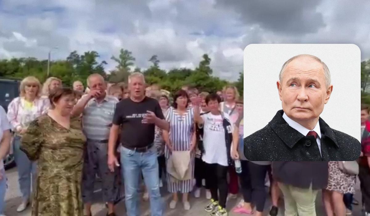 Росіяни поскаржилися Путіну на місцеву адміністрацію / Колаж УНІАН / Скриншот, GettyImages Росіяни поскаржилися Путіну на місцеву адміністрацію / Колаж УНІАН / Скриншот, GettyImages