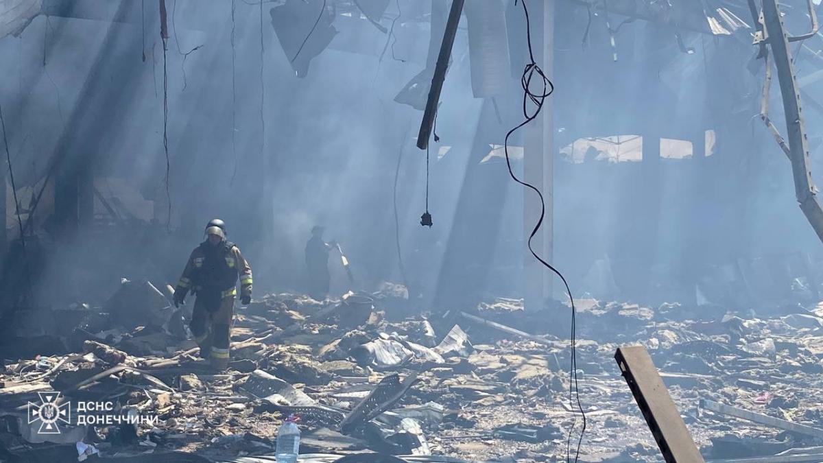 Окупанти вдарили по Костянтинівці / фото ДСНС