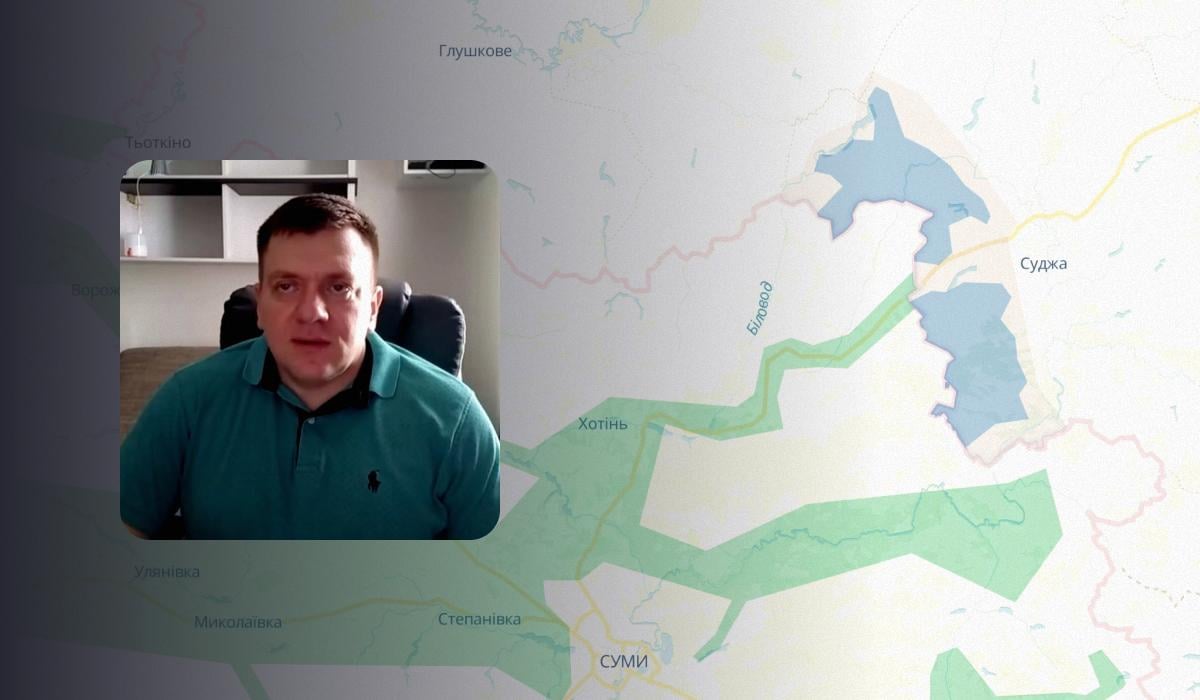 Денис Попович вважає, що російська армія не в змозі вибити ЗСУ з Курської області / колаж УНІАН, фото DeepState, скріншот Денис Попович вважає, що російська армія не в змозі вибити ЗСУ з Курської області / колаж УНІАН, фото DeepState, скріншот