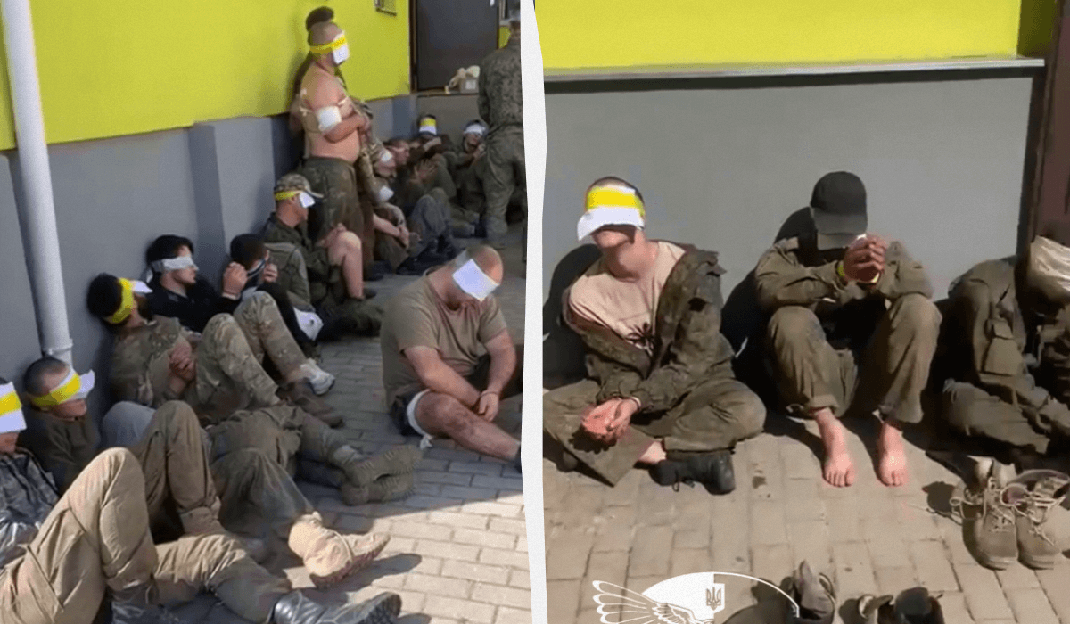 Кадирівці вирішили не вступати в бій та добровільно здалися у полон / колаж УНІАН, скриншоти Кадирівці вирішили не вступати в бій та добровільно здалися у полон / колаж УНІАН, скриншоти