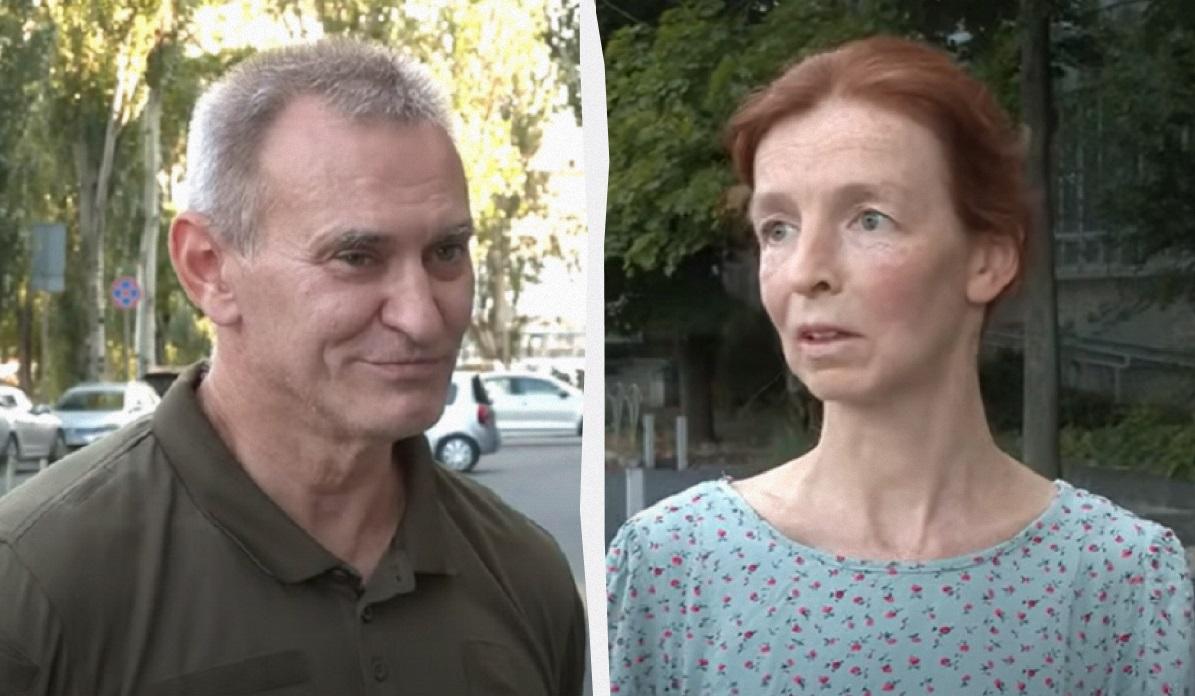 Батьки підозрюваного у вбивстві Фаріон / колаж УНІАН, скріншоти з відео Батьки підозрюваного у вбивстві Фаріон / колаж УНІАН, скріншоти з відео