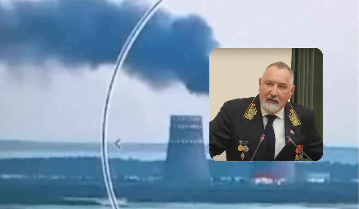 Рогозін попереджає Україну про те, що не варто намагатися повернути ЗАЕС / колаж УНІАН, скріншоти Рогозін попереджає Україну про те, що не варто намагатися повернути ЗАЕС / колаж УНІАН, скріншоти
