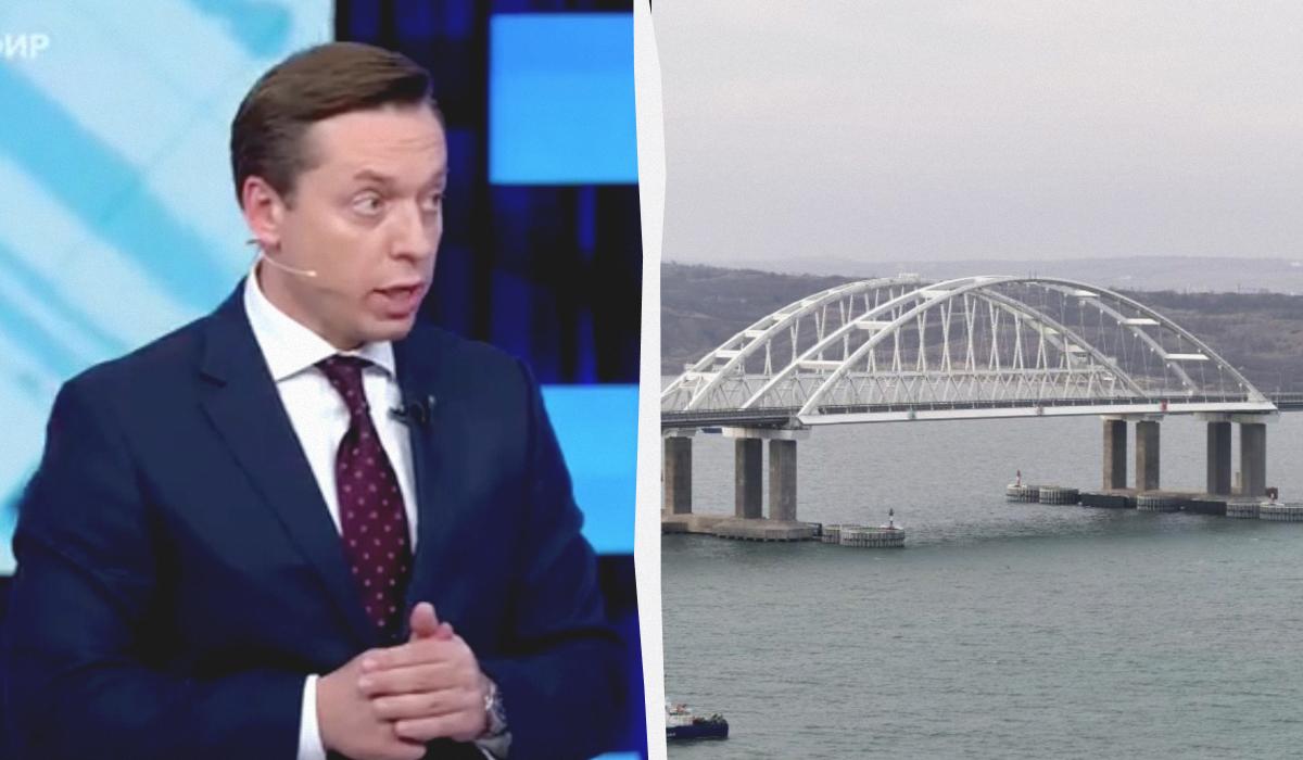 В России опасаются за будушее Крымского моста / коллаж УНИАН, фото REUTERS, скриншот В России опасаются за будушее Крымского моста / коллаж УНИАН, фото REUTERS, скриншот