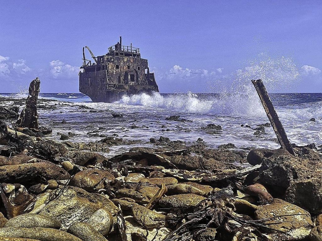 Рештки одного із загиблих кораблів / фото wikimedia.org Рештки одного із загиблих кораблів / фото wikimedia.org
