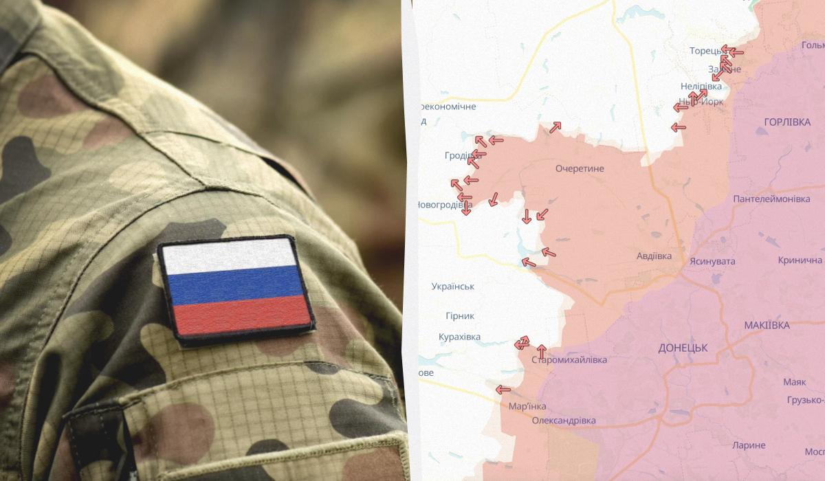 Окупанти просунулися на Донбасі / колаж УНІАН, фото ua.depositphotos.com, DeepState Окупанти просунулися на Донбасі / колаж УНІАН, фото ua.depositphotos.com, DeepState